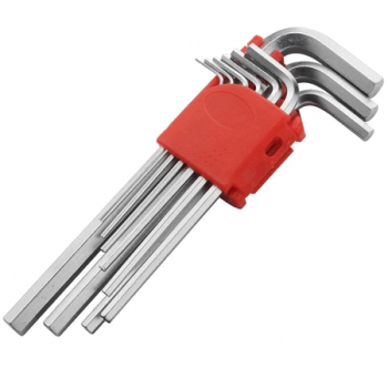 Набор шестигранных ключей "удлиненные" HEX 1,5-10 мм 9шт STRONG СТП-92100001