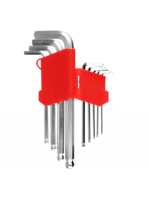 Набор шестигранных ключей "удлиненные" HEX 1,5-10 мм 9шт с шариком STRONG СТП-92200001
