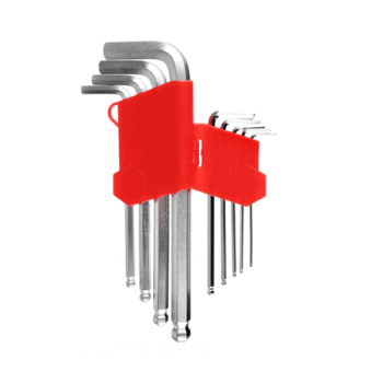 Набор шестигранных ключей "средние" HEX 1,5-10 мм 9шт с шариком STRONG СТП-92200002